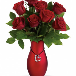 Passion's Heart Bouquet by Teleflora DX
