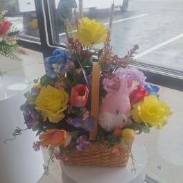 Silk Spring Easter Basket