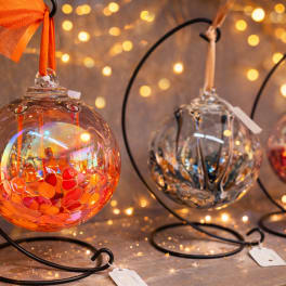 Glass Orb on a Stand - 6 inch