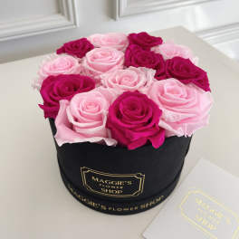 MFS Eternity Roses (hot/baby pink) Mini Box