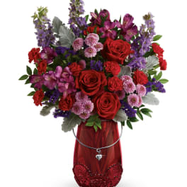 Teleflora's Delicate Heart Bouquet