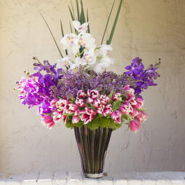 Tulips, Lilacs and Orchids