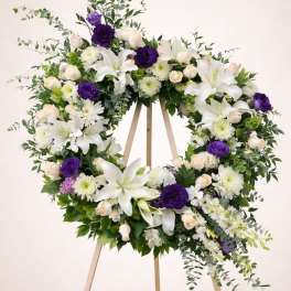 Eternal Peace Heart Wreath