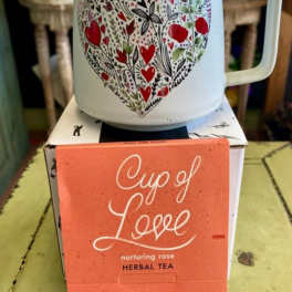 Heart Mug and Cup of Love Tea
