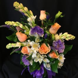 Mixed Bouquet with Roses and Tuberoses