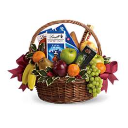 Fruits and Sweets Christmas Basket