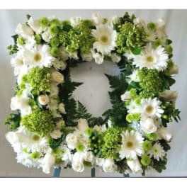 Green Floral Picture Frame