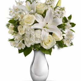 Teleflora's Shimmering White Bouquet