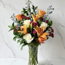 Springtime Awakening Hand Tied Bouquet or Vase Bouquet