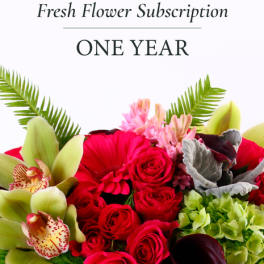 A Year of Monthly Fresh Flowers