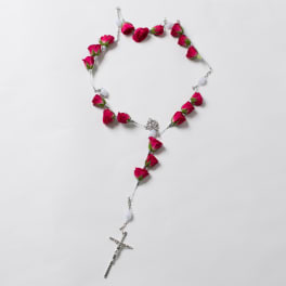 Rose Rosary for Casket
