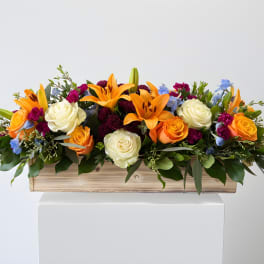 Spring Awakening Floral Box - Avail 12" or 24" long