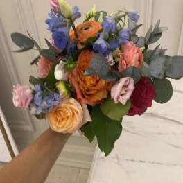 Bridal and bridesmaid bouquet