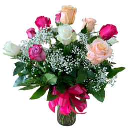 Dozen Mixed Roses