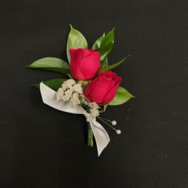 Hot Pink Boutonniere