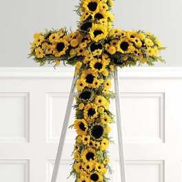 Sunflower Cross