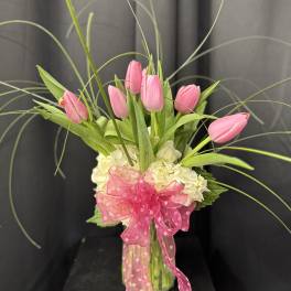 Precious Pink Tulip Bouquet