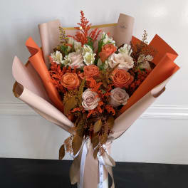 Autumn Wrap Bouquet