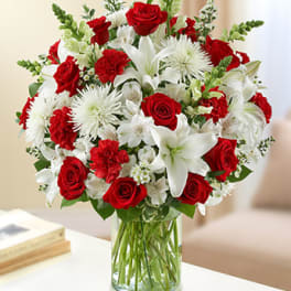 Red and White BOUQUET