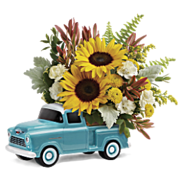 Teleflora's Chevy Pickup Bouquet