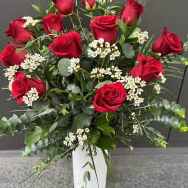 Premium Dozen Red Roses