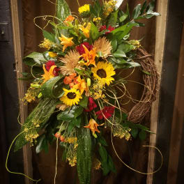 Autumn Tribute wreath