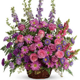 Gracious Lavender Basket