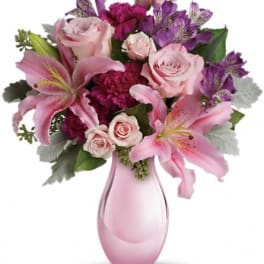 Enchanting Pinks by Teleflora - by Camile's Flowers & Gifts