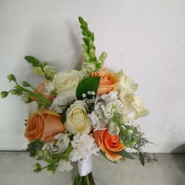 Sunshine wedding bouquet