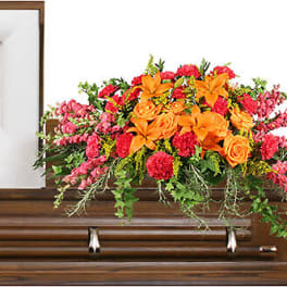 TRIUMPHANT TRIBUTE CASKET SPRAY