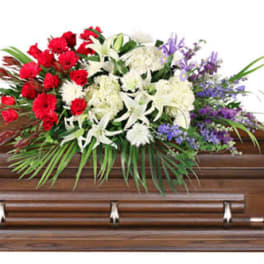 BRAVE SOLDIER CASKET SPRAY