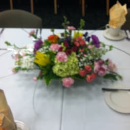 Dinner party flowers..
