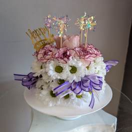 Blooming Birthday Cake
