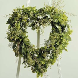 Foliage Heart Standing Spray