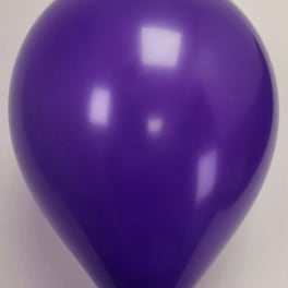 Single purple balloon on a plain background