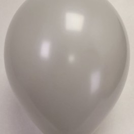 Single light gray balloon against a plain background