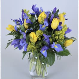 Tulip And Iris Bouquet