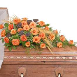 Fall Splendor Casket Spray