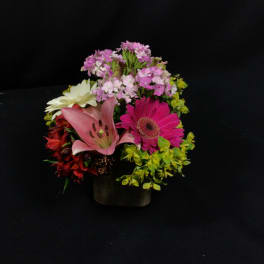 Our DEAL of the DAY! Seasonal flowers, Deisgners Choice in a Garden inspired arrangement.
