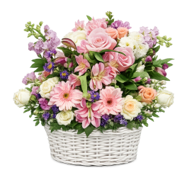 Pastels Sympathy Arrangement