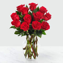 Classic Red Roses Bouquet