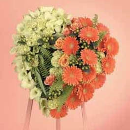 SF90-11 - Gerber Daisy Heart Easel
