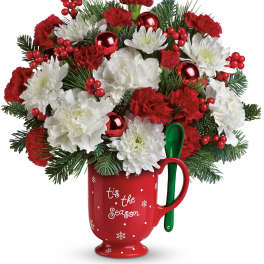Teleflora's Merry Mug Bouquet
