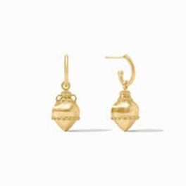 Amphora Hoop and Charm Earring