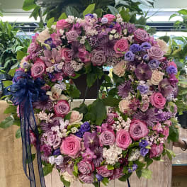 Purple Passion Wreath