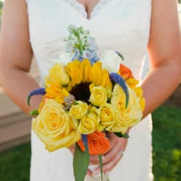 Spring brides bouquet