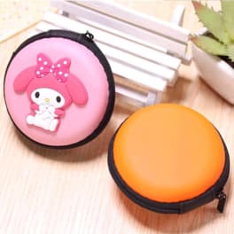 My Melody earphone and Cell phone charger case
