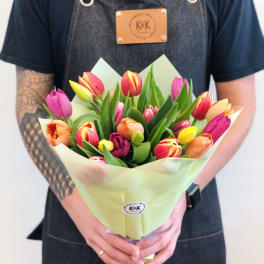 30 Tulips Bouquet Mix