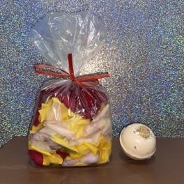 Rose Petal & Bath Bomb Set