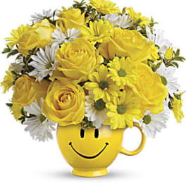 Telefloras be happy mug